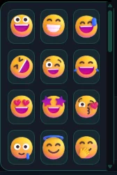Sélecteur de réactions emoji disponible en direct