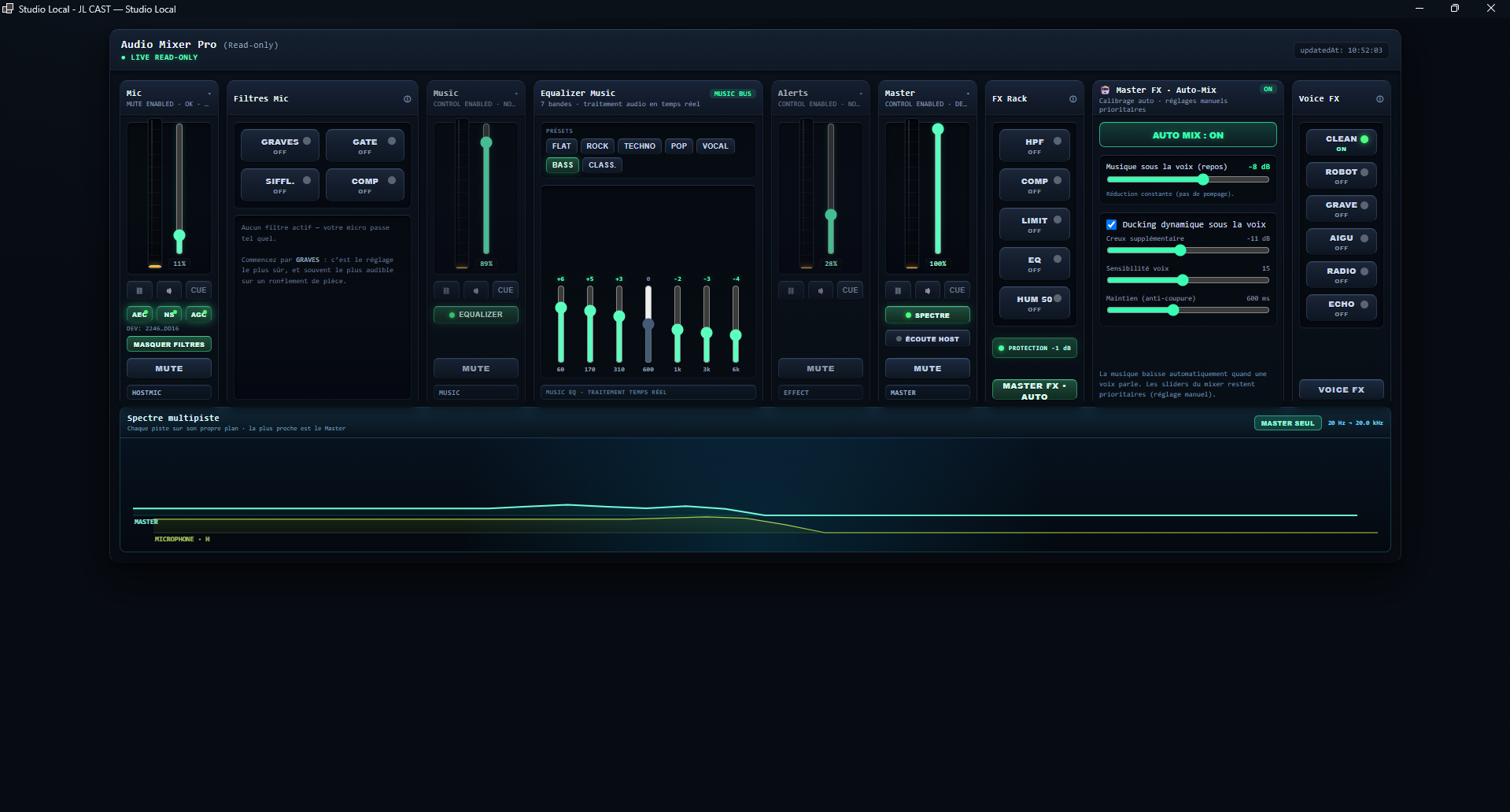 Console Audio Mixer Pro